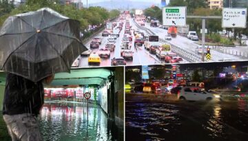 İstanbul’da yağmur daha bitmedi: Meteoroloji saat verdi, sağanak tekrar şiddetlenecek