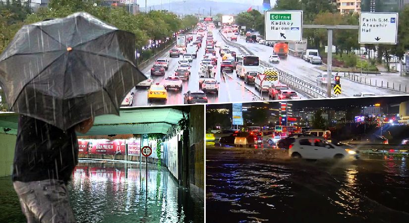 İstanbul’da yağmur daha bitmedi: Meteoroloji saat verdi, sağanak tekrar şiddetlenecek
