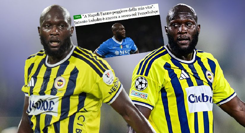 İtalya’dan Lukaku için dikkat çeken haber: Fenerbahçe’deki başlangıcı gündem oldu!