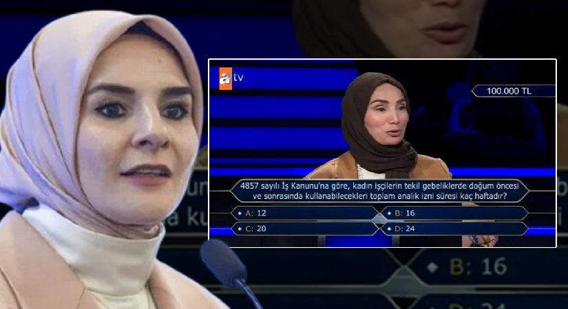 Kim Milyoner Olmak İster’de 100 bin liralık soruyu bilemedi, doğru cevabı Aile Bakanı paylaştı
