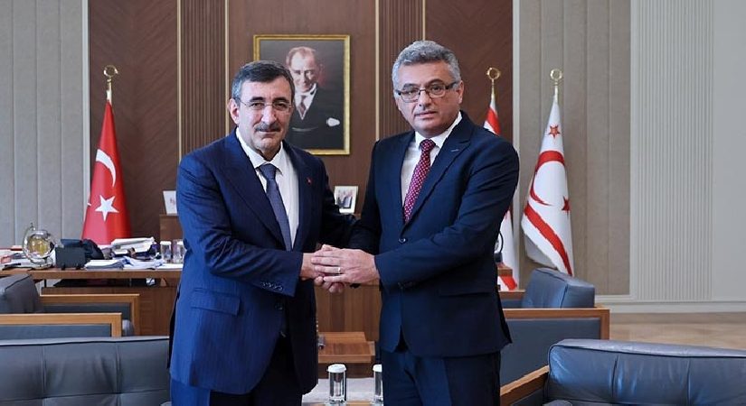 KKTC Cumhurbaşkanı Erhürman Cumhurbaşkanı Yardımcısı Yılmaz’ı kabul etti