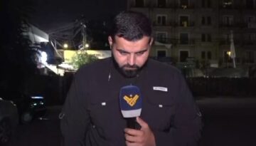 Lübnanlı muhabir canlı yayında İsrail hava saldırısının maksadı oldu