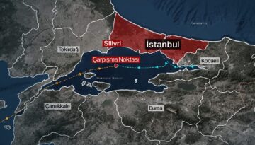 Marmara’daki deniz otobanında gemiler çarpıştı: Uzak yol kaptanı gemideki yüke dikkat çekti