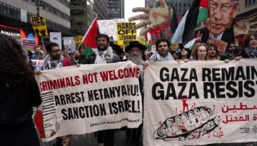 ‘Netanyahu’ protestolarında ünlü isimler dahil 103 bireye gözaltı
