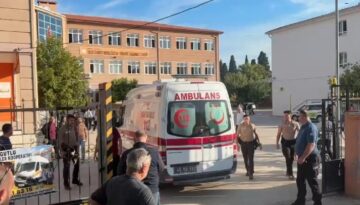 Olay yerinden birinci imajlar: Manisa’da okul önünde silahlı atak