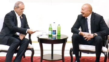 Pezeşkiyan ve Aliyev arasında güldüren su diyaloğu