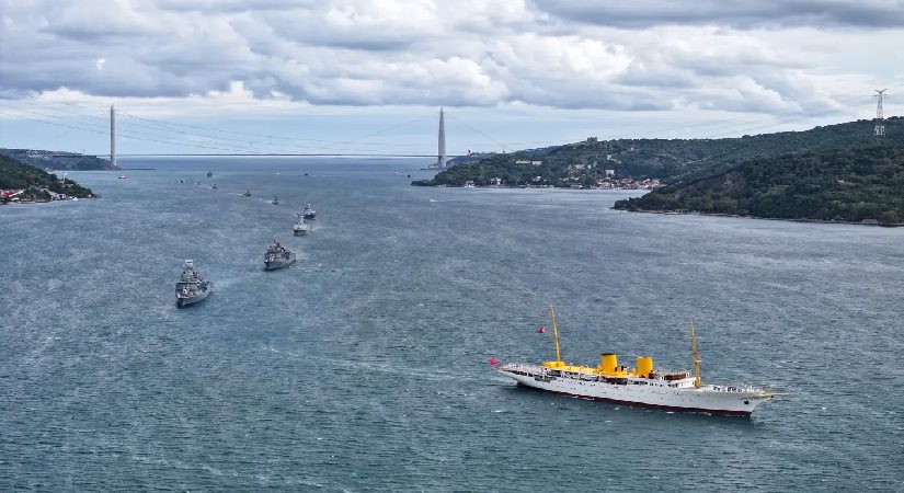 Preveze Deniz Zaferi’nin 488. yılı. İstanbul Boğazı’nda 15 gemiyle geçit töreni