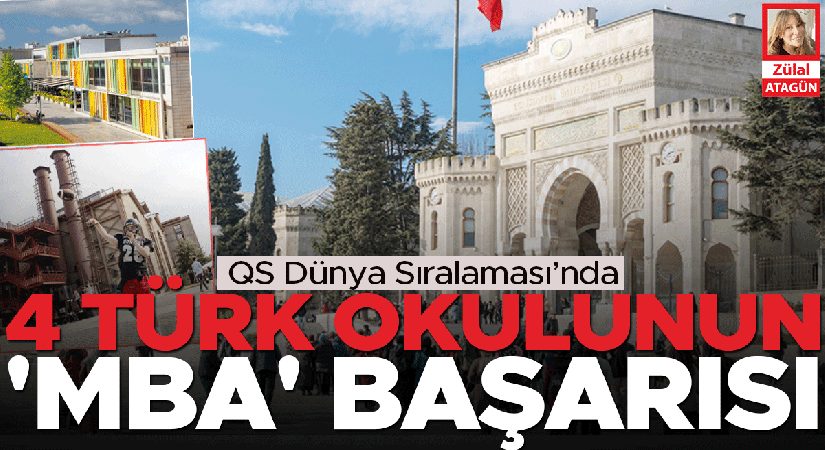 QS Dünya Sıralaması’nda 4 Türk okulunun ‘MBA’ başarısı