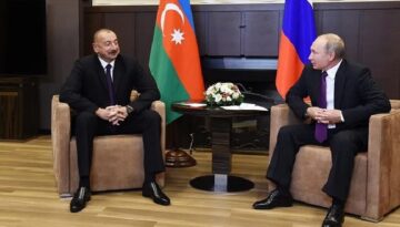 Rusya lideri Putin ile Azerbaycan Cumhurbaşkanı Aliyev ŞİÖ Tepesi’nde görüştü
