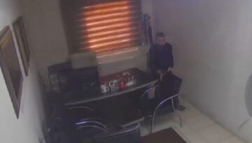 Şanlıurfa’da sarsıntı anı kamerada