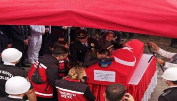 Şehit polis memuru, Giresun’da son seyahatine uğurlandı