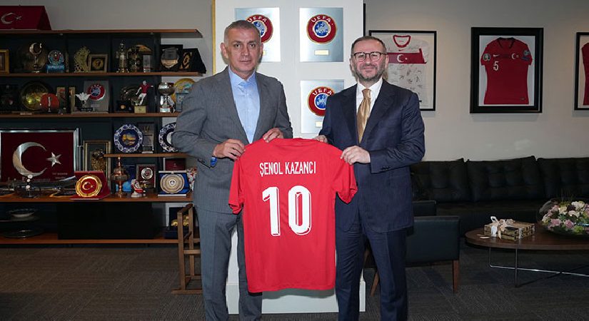 Şenol Kazancı’dan, TFF Başkanı Hacıosmanoğlu’na Ziyaret!