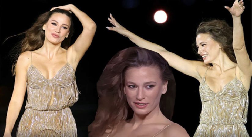 Serenay Sarıkaya Paris Moda Haftası’nda dünya yıldızlarıyla birebir podyumda