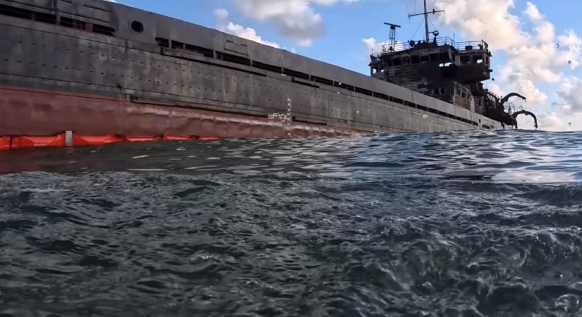 Şile’de karaya oturan Rus gemisinin içi birinci defa görüntülendi: “İçeride hala barut”