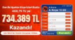 Son İki Ayakta Sürprizleri Buldu 468,75 TL’ye 734.389 TL Kazandı! İşte Misli’de Günün Kazanan Altılısı…