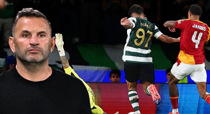 Sporting maçında Okan Buruk’u çıldırtan penaltı kararı. Hakemlere yoğun reaksiyon