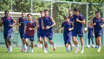 Trabzonspor, Galatasaray maçı hazırlıklarına başladı
