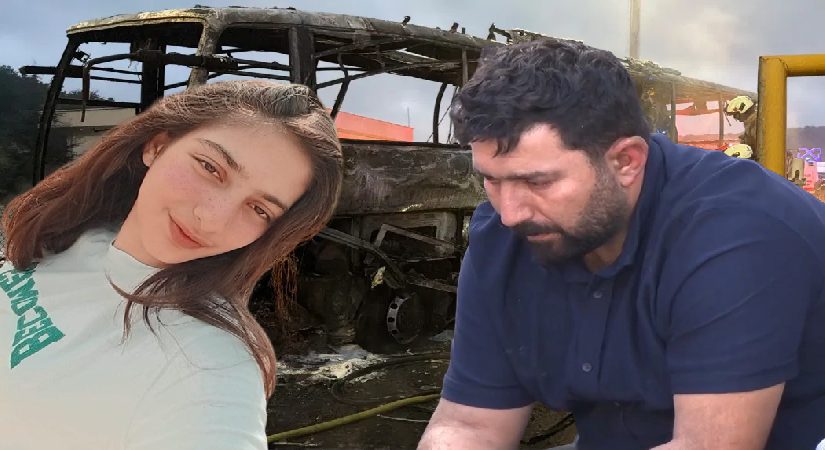 Yanan otobüsten herkesi kurtardı, kızı hayatını kaybetti