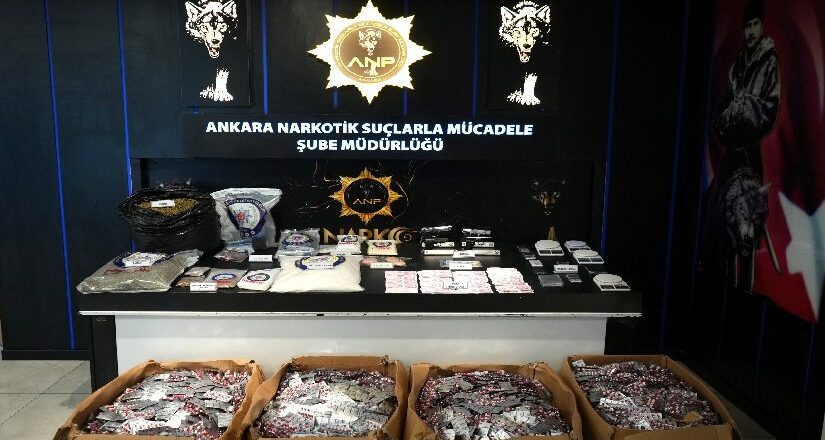 Ankara’da uyuşturucu operasyonları. Bir haftada 69 kuşkulu tutuklandı