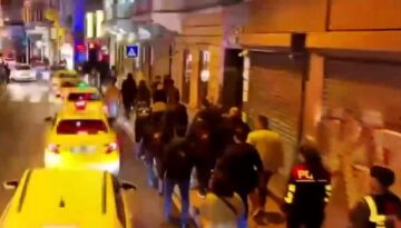Beyoğlu’nda hanutçu, değnekçi, dilenci operasyonu
