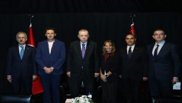 Cumhurbaşkanı Erdoğan, SpaceX üst seviye yöneticilerini kabul etti