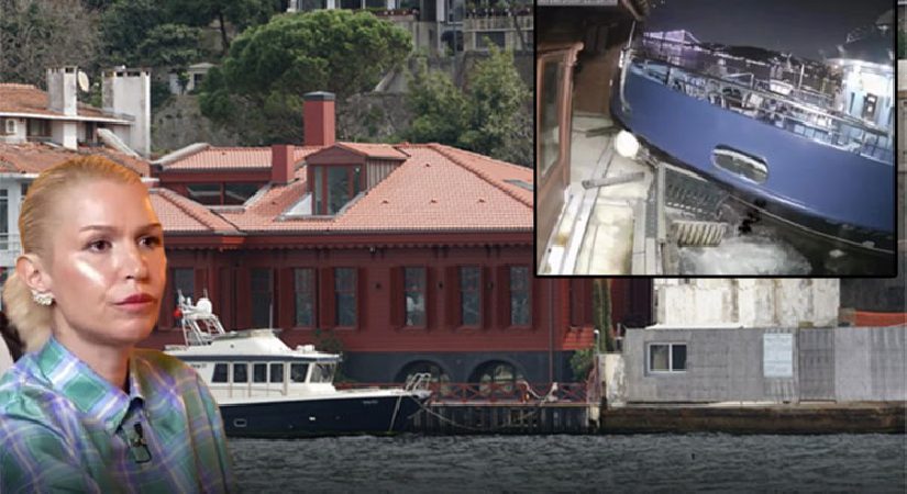 Derin Mermerci’nin yalısına yolcu vapuru çarptı… ‘Benim çocuklarım bu evde’