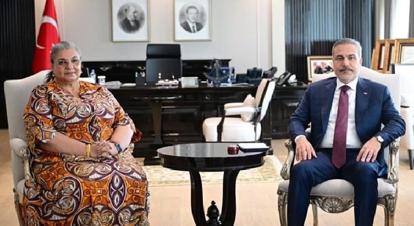 Dışişleri Bakanı Hakan Fidan Guterres’in Libya Özel Temsilcisi Tetteh ile görüştü