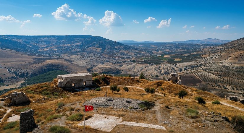 Doruğun tepesinde tarihe seyahat. Kilis’teki kaleye 255 basamakla çıkılıyor