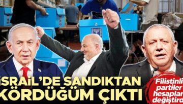 Filistinli partiler hesapları değiştirdi! İsrail’de sandıktan kördüğüm çıktı