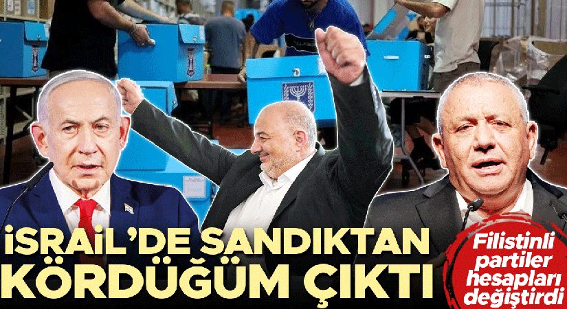 Filistinli partiler hesapları değiştirdi! İsrail’de sandıktan kördüğüm çıktı