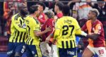 Galatasaray-Fenerbahçe derbisinin birinci dakikasında gerginlik!