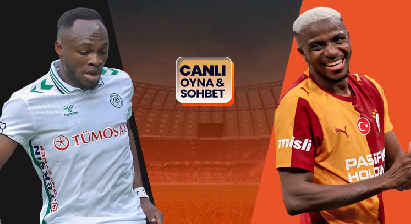 Galatasaray, Konyaspor’a konuk olacak! Maçın heyecanı canlı sohbet ile Misli’de