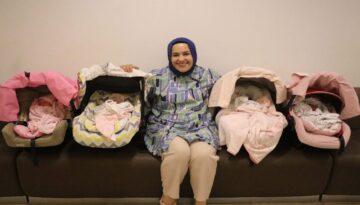 İkinci çocuk isterken, dördüzleri oldu: “Şaşkınız”