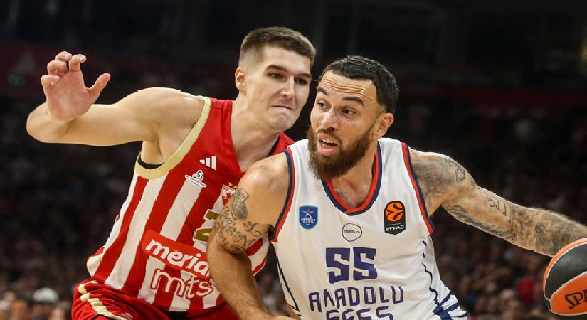 Kızılyıldız 77-72 Anadolu Efes (Euroleague maçı özeti)