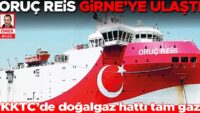 KKTC’de doğalgaz çizgisi tam gaz… Oruç Reis Girne’ye ulaştı