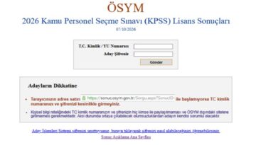 KPSS lisans sınavı sonuçları sorgulama 2026: KPSS lisans sonuçları açıklandı, nasıl sorgulanır?