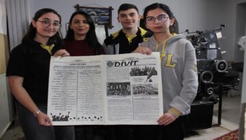 Lise öğrencilerinden Cumhuriyet Bayramı’na özel gazete