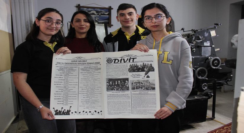 Lise öğrencilerinden Cumhuriyet Bayramı’na özel gazete