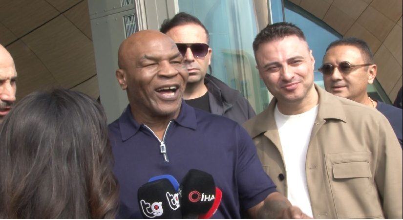 Mike Tyson İstanbul’da: “Türkiye’de bulunmaktan çok mutluyum”