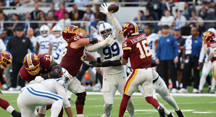 NFL Londra serisinin birinci maçının galibi Indianapolis Colts oldu