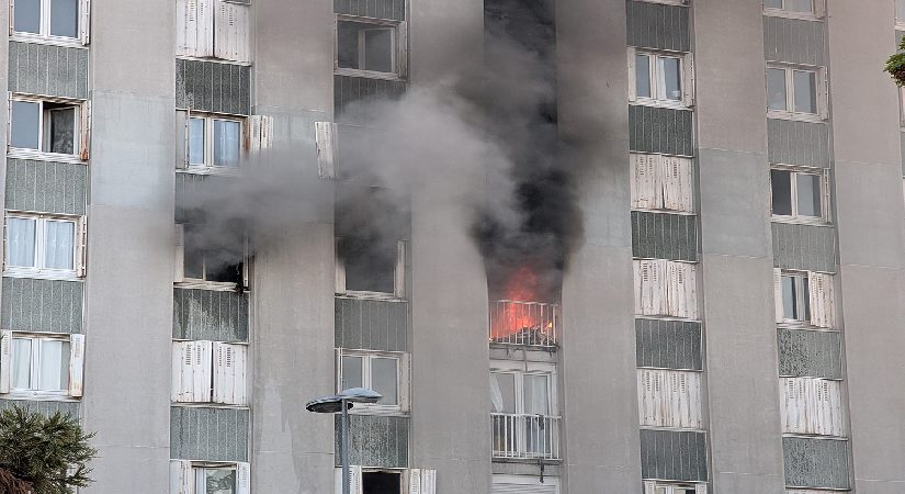 Paris yakınlarında bir apartmanda çıkan yangında 25 kişi yaralandı