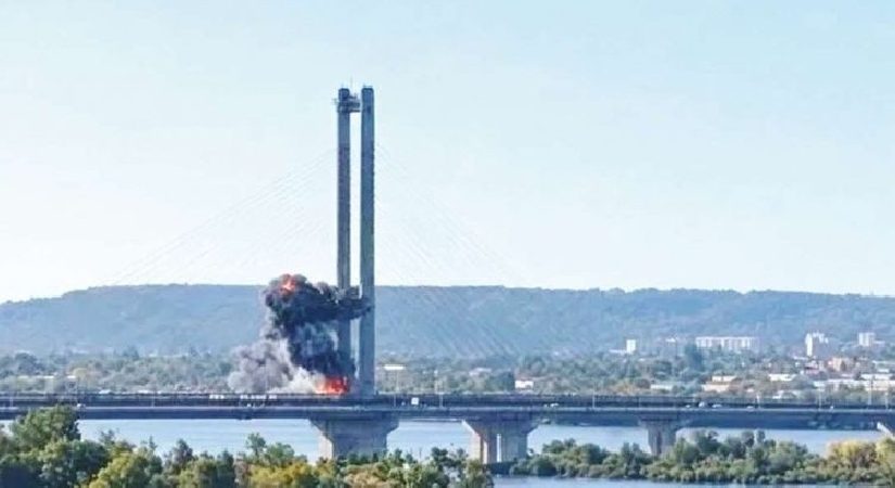 Ruslar üç günde iki köprü vurdu… Gaye Kiev’i yaşanmaz hale getirmek