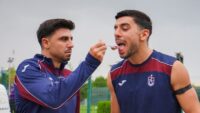 Trabzonspor’da evvel egzersiz sonra doğum günü kutlaması vardı