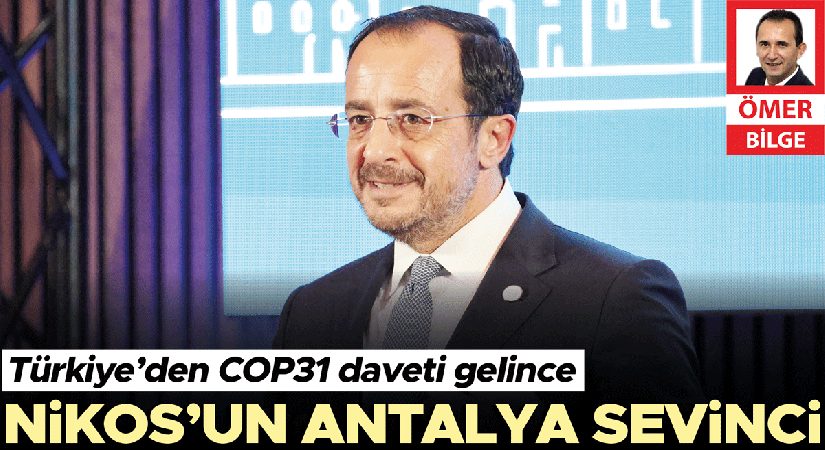 Türkiye’den COP31 daveti gelince Nikos’un Antalya sevinci