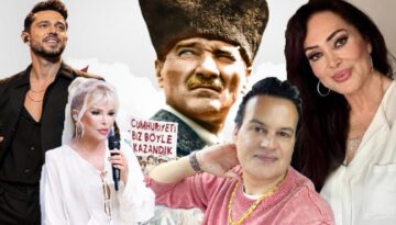 Ünlü isimlerin 29 Ekim coşkusu. “Yaşasın Cumhuriyet”