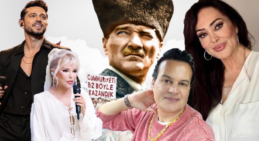 Ünlü isimlerin 29 Ekim coşkusu. “Yaşasın Cumhuriyet”