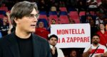 Vincenzo Montella için olay pankart. “Git çiftçilik yap”