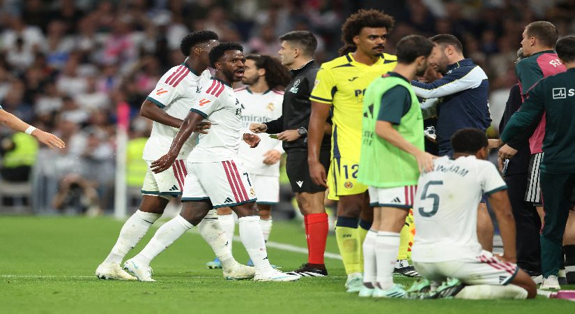 Vinicius saç çektiği için atıldı. Real Madrid Villarreal’i tek golle geçti