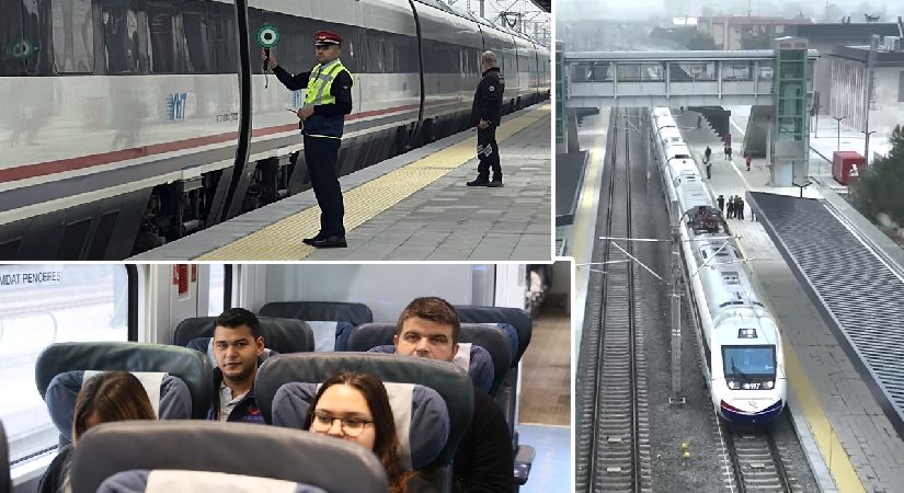Yeni yüksek süratli tren çizgisinde birinci sefer: “Saatler sürüyordu, şimdi 55 dakikada gideceğim”