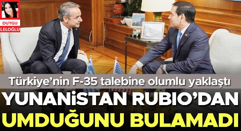 Yunanistan Rubio’dan umduğunu bulamadı